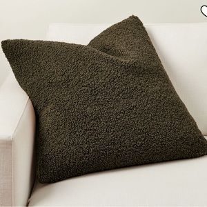 3 Pottery Barn Pillow Covers with no inserts. Dark Green